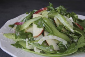Celery, Fennel and Apple Salad with White Balsamic Dressing